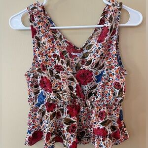 Oneill floral tank top